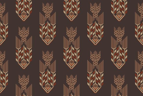 Embroidery Ethnic Chevron Pattern