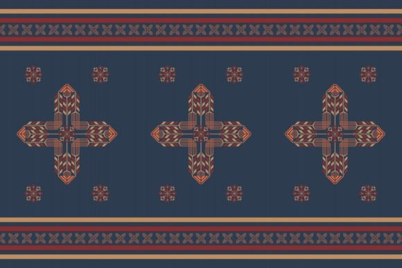 Embroidery Ethnic Geometric Floral Rugs