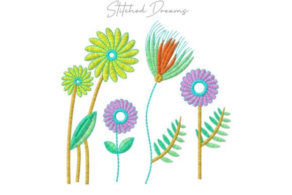 Enchanted Blooms Embroidery Design Set