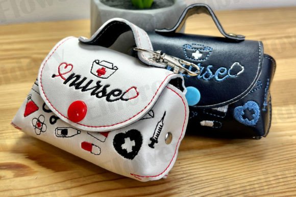 ITH Mini Bag Nurse Embroidery Designs