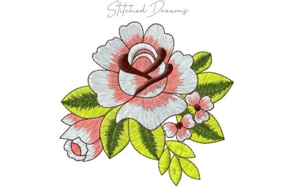 Whimsical Blooms Embroidery Designs