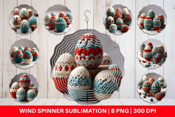 Wind Spinner Easter Egg Embroidery